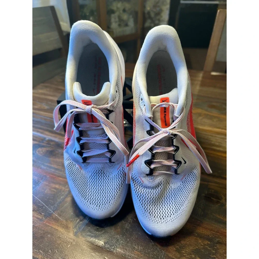 Nike Air Zoom Pegasus 41 Women Running Shoes White Bright Crimson FD2723-109 9.5